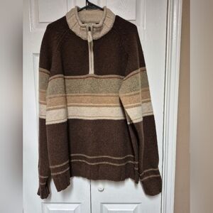 The Territory Ahead Beige Knit Sweater